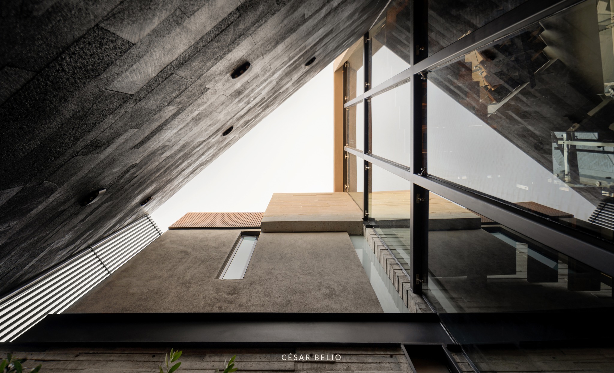 Detalle de volúmenes y materiales